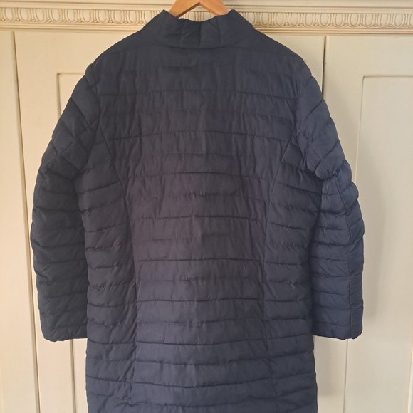 J Jill Women's Black Quilted Puffer Coat Size XL - Picture 10 of 11